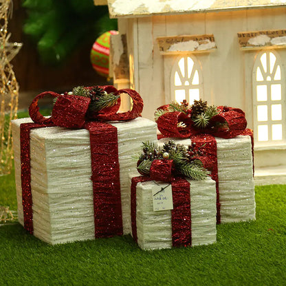 Decorative Gift Box for Christmas Store Displays