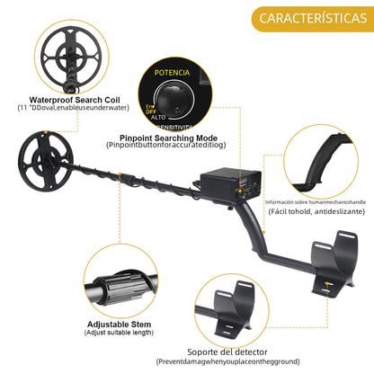 Tanxunzhe TC-200 Underground Metal Detector for Treasure