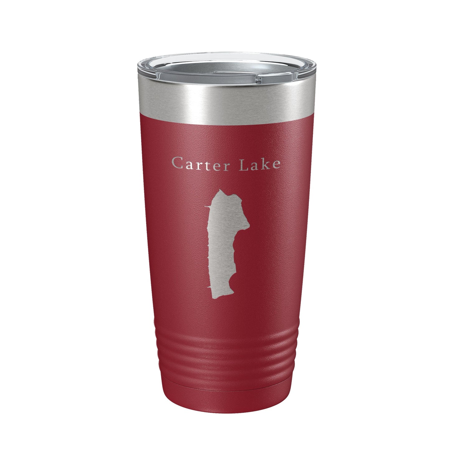 Carter Lake Map Tumbler Travel Mug Insulated Laser Engraved Coffee Cup Colorado 20 oz-18