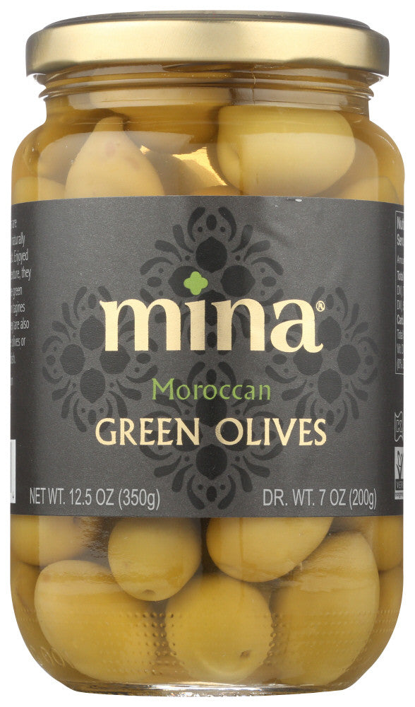 MINA GREEN OLIVES ( 6 X 12.5 OZ   )-0