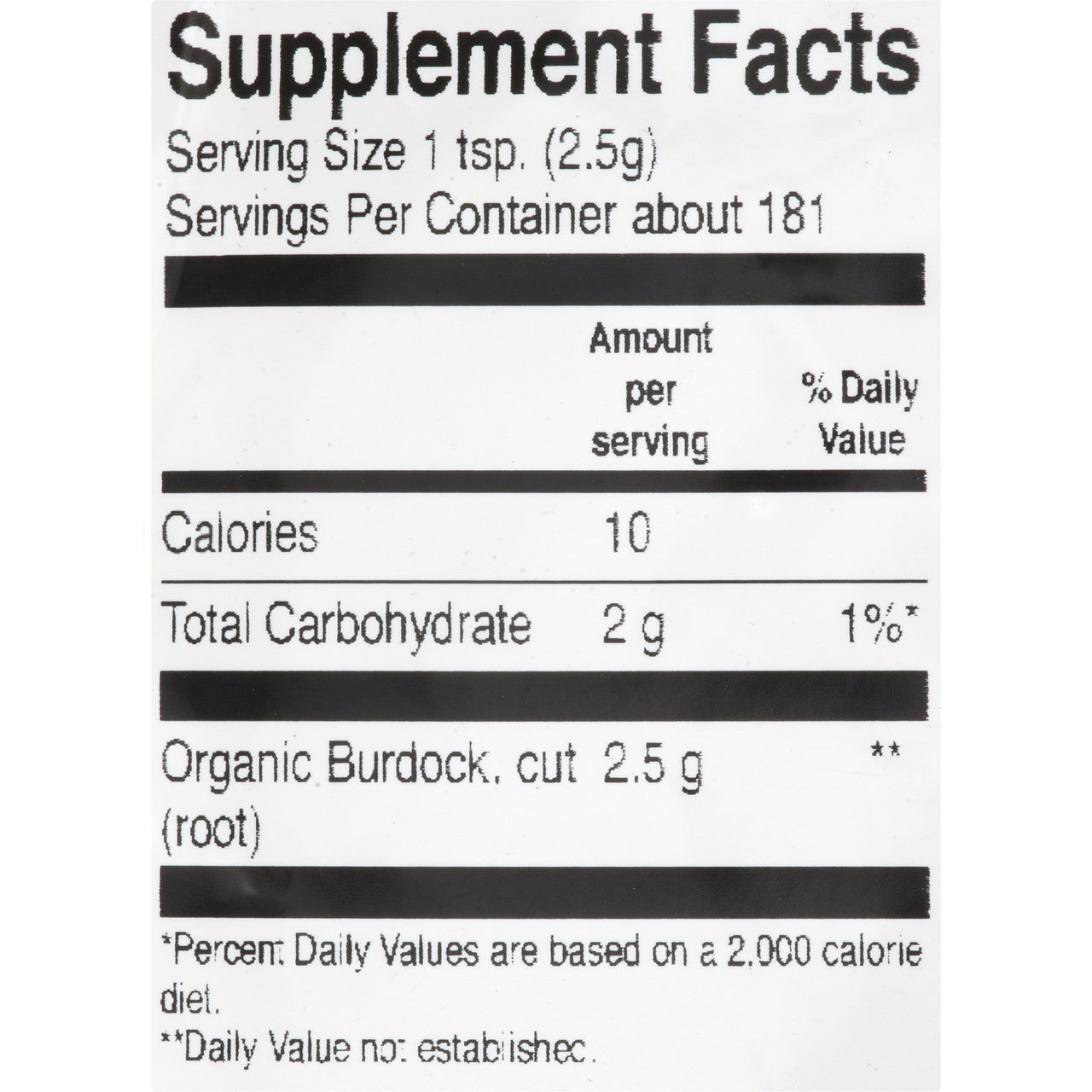 Frontier Herb Burdock Root C/S (1x1lb)-6