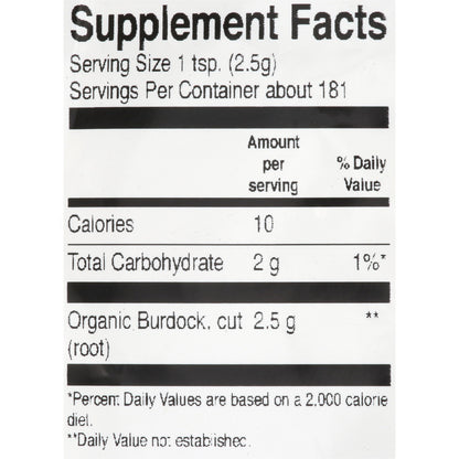 Frontier Herb Burdock Root C/S (1x1lb)-6