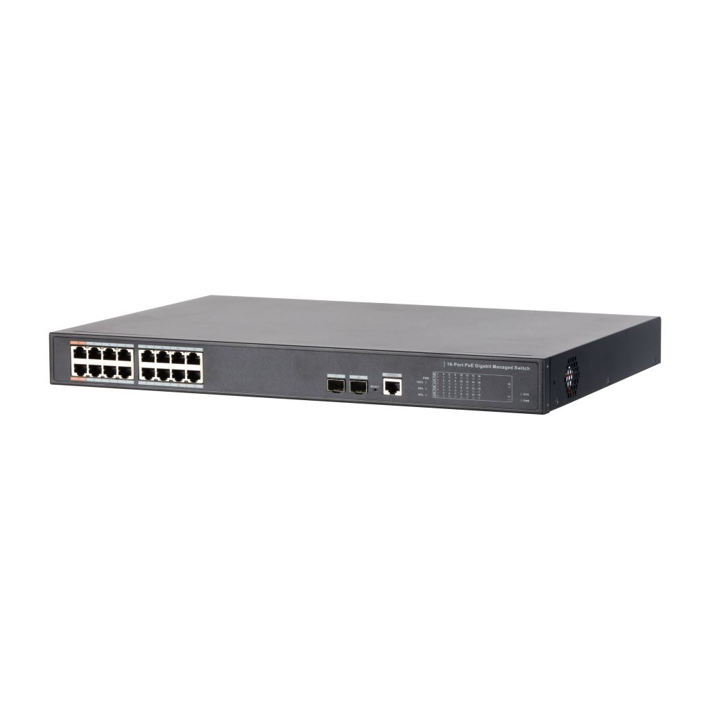 Dahua 16-Port PoE Gigabit Managed Switch (PFS4218-16GT-240) (PFS4218-16GT-240)-0