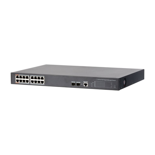 Dahua 16-Port PoE Gigabit Managed Switch (PFS4218-16GT-240) (PFS4218-16GT-240)-0