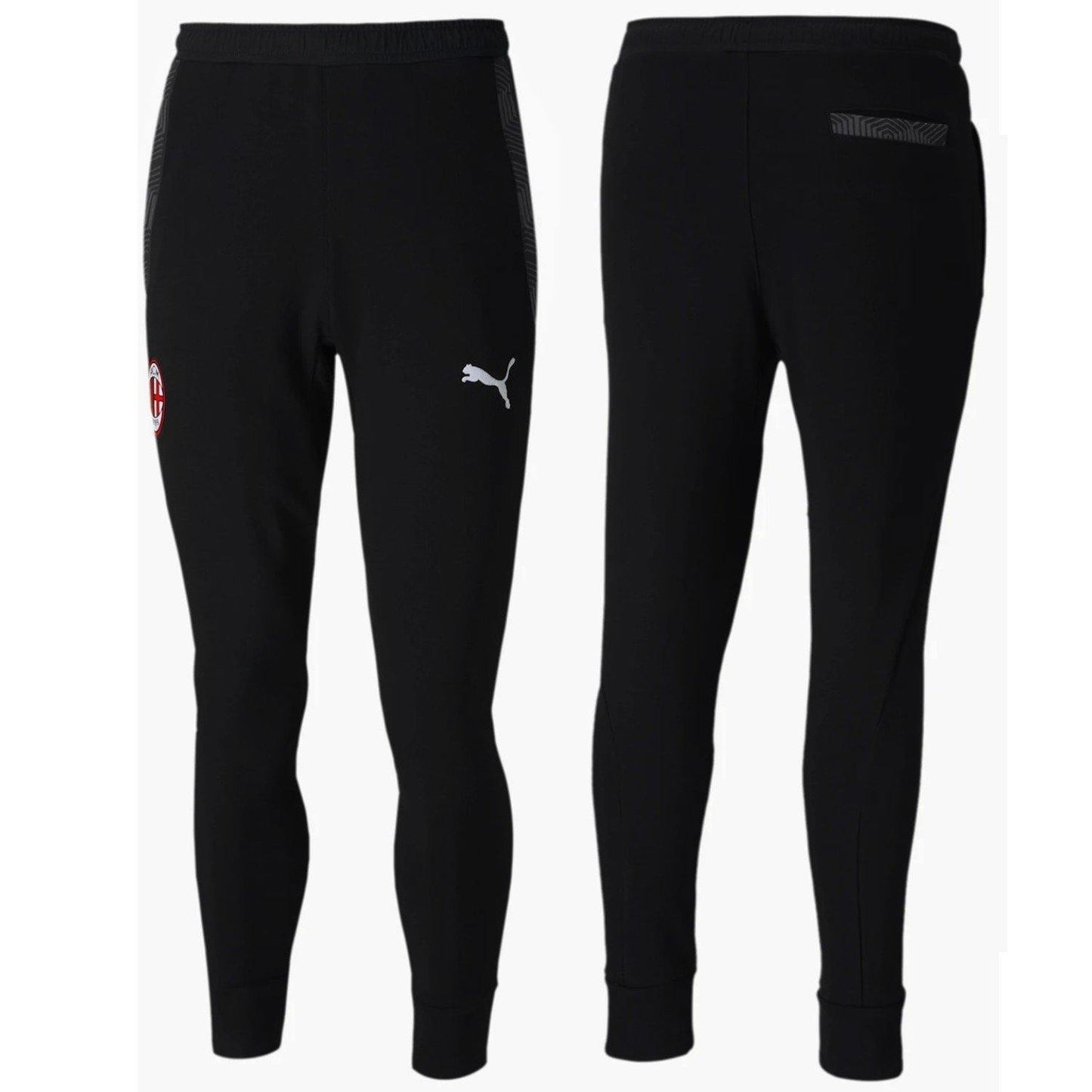 AC Milan black Casual presentation Soccer tracksuit 2020/21 - Puma-3