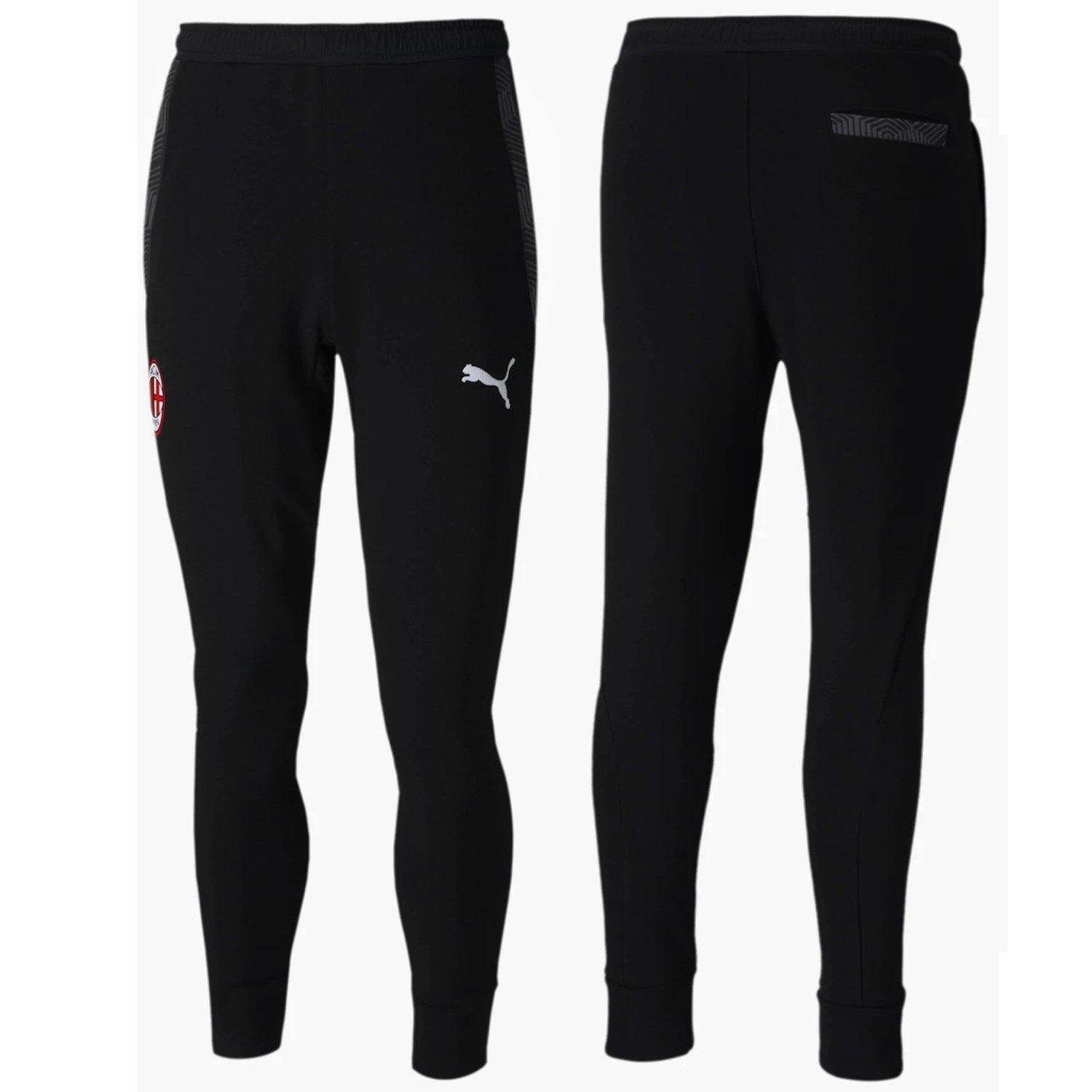 AC Milan black Casual presentation Soccer tracksuit 2020/21 - Puma-3