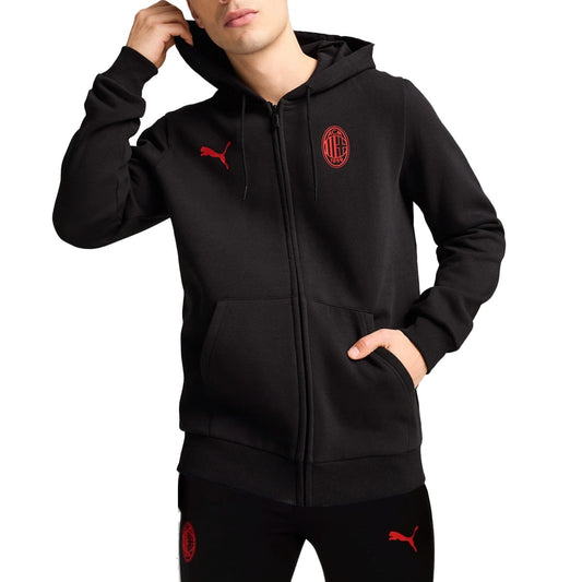 AC Milan Casual Fans hooded presentation tracksuit 2024/25 black - Puma-0