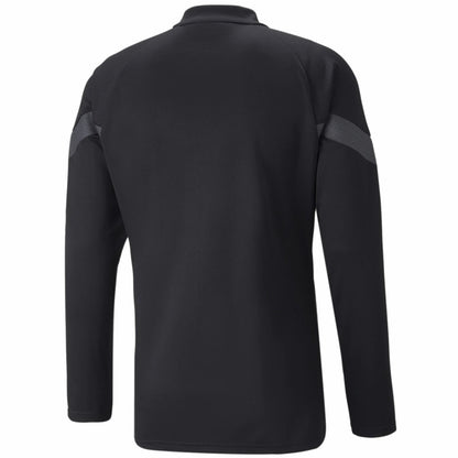 AC Milan soccer black training bench tracksuit 2022/23 - Puma-4