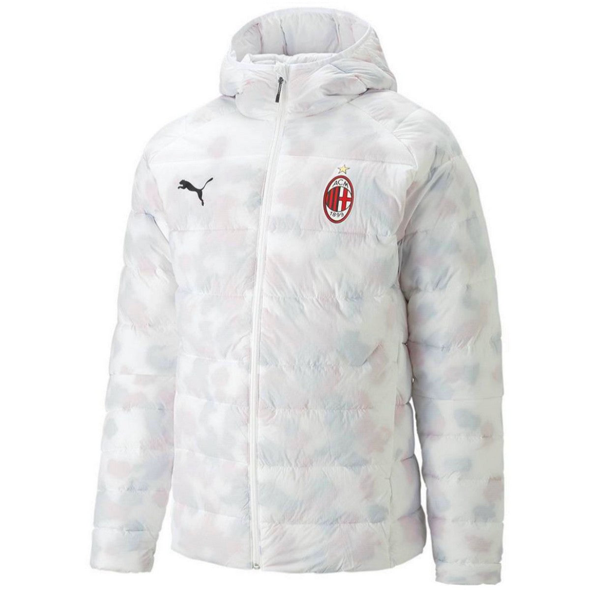 AC Milan soccer white padded down jacket 2023 - Puma-0