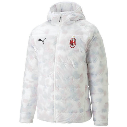 AC Milan soccer white padded down jacket 2023 - Puma-0