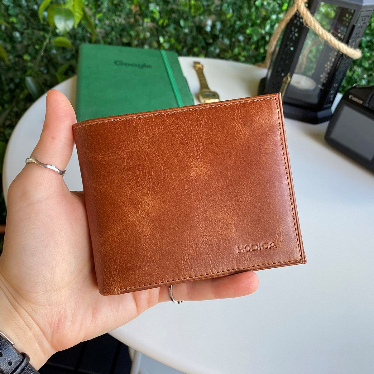 Atlanta - Genuine Leather Trifold Wallet with Coin Pouch Compartment-2
