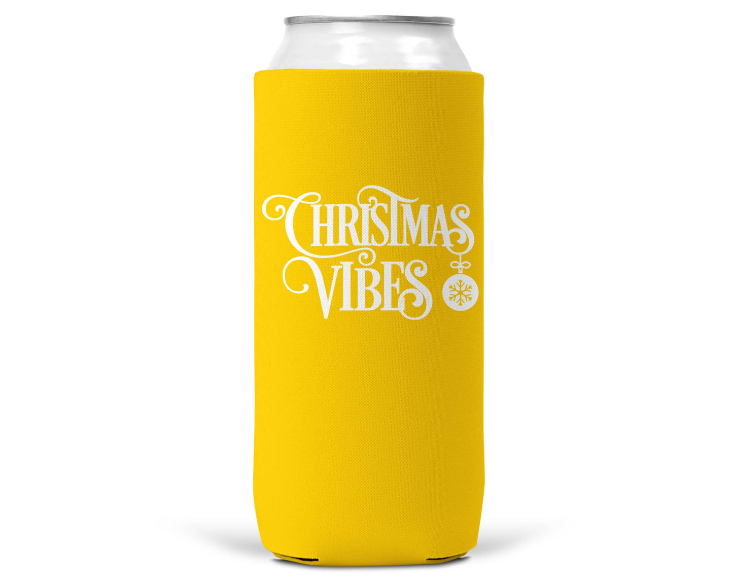 Christmas Vibes Christmas SLIM CAN Coozie 12oz Slim Cans-3