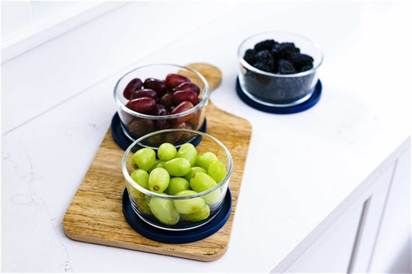 Glass Food Storage Containers - 12 Piece 2 Cup Set (6 Containers + 6 Lids)-3