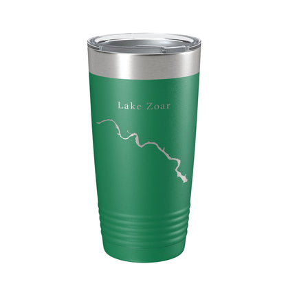Lake Zoar Map Tumbler Travel Mug Insulated Laser Engraved Coffee Cup Housatonic River Connecticut 20 oz-9