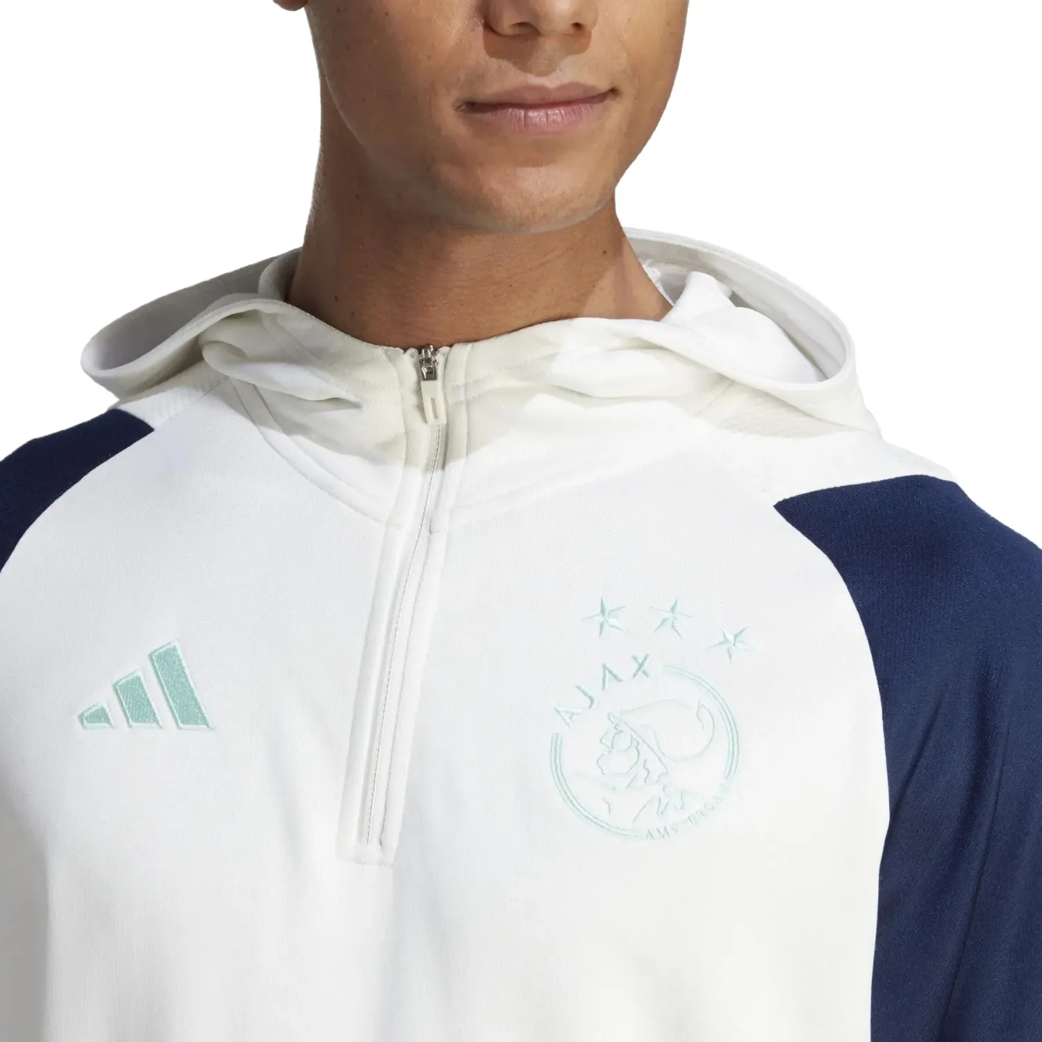 Ajax Amsterdam hooded training technical tracksuit 2023/24 - Adidas-4
