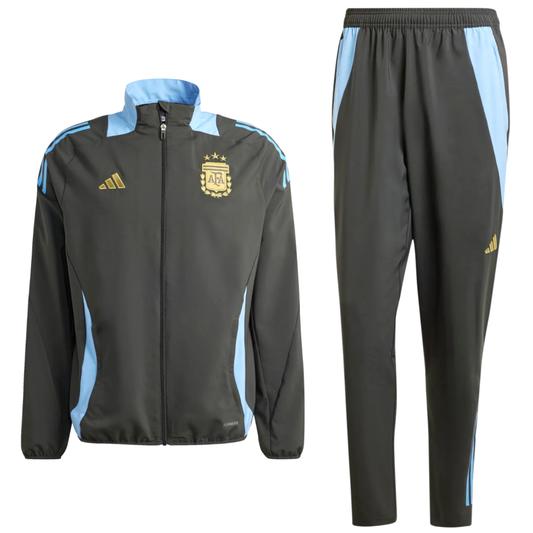 Argentina training presentation Soccer tracksuit 2024/25 - Adidas-0