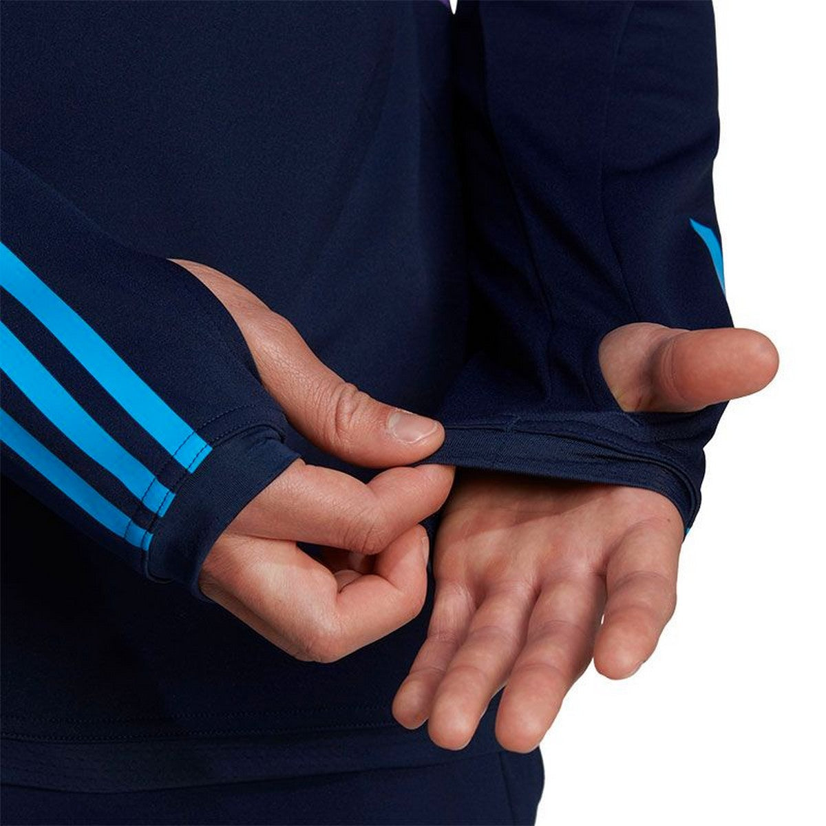 Argentina training technical Soccer sweat top 2022/23 navy - Adidas-4