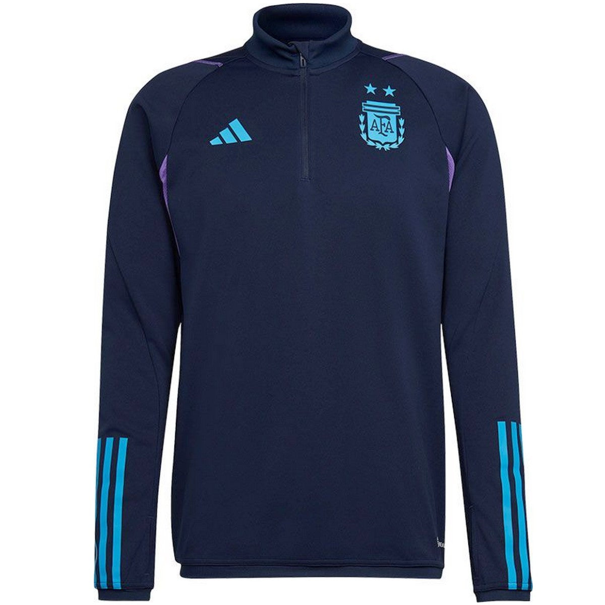 Argentina training technical Soccer sweat top 2022/23 navy - Adidas-0