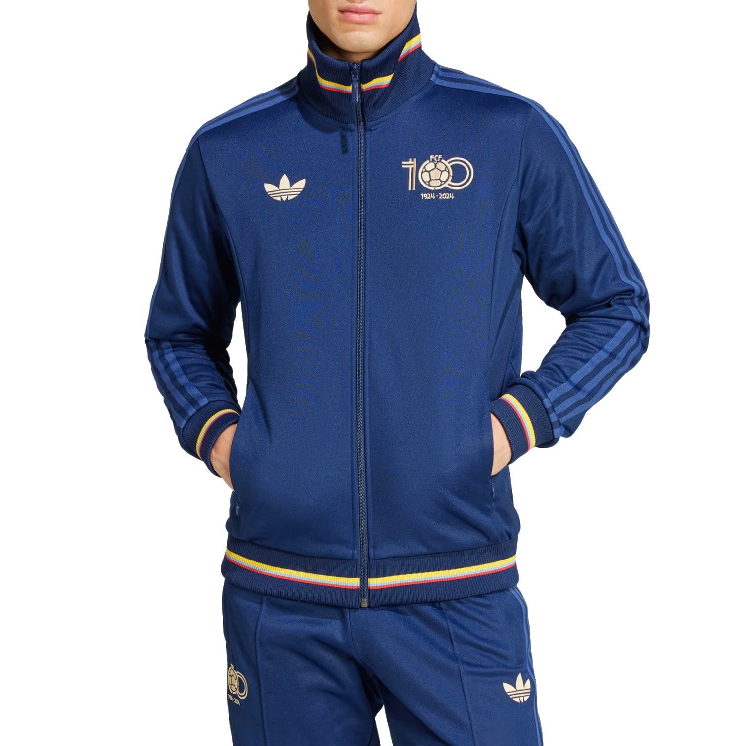 Colombia 100th Anniversary presentation Soccer tracksuit 2024/25 - Adidas-0