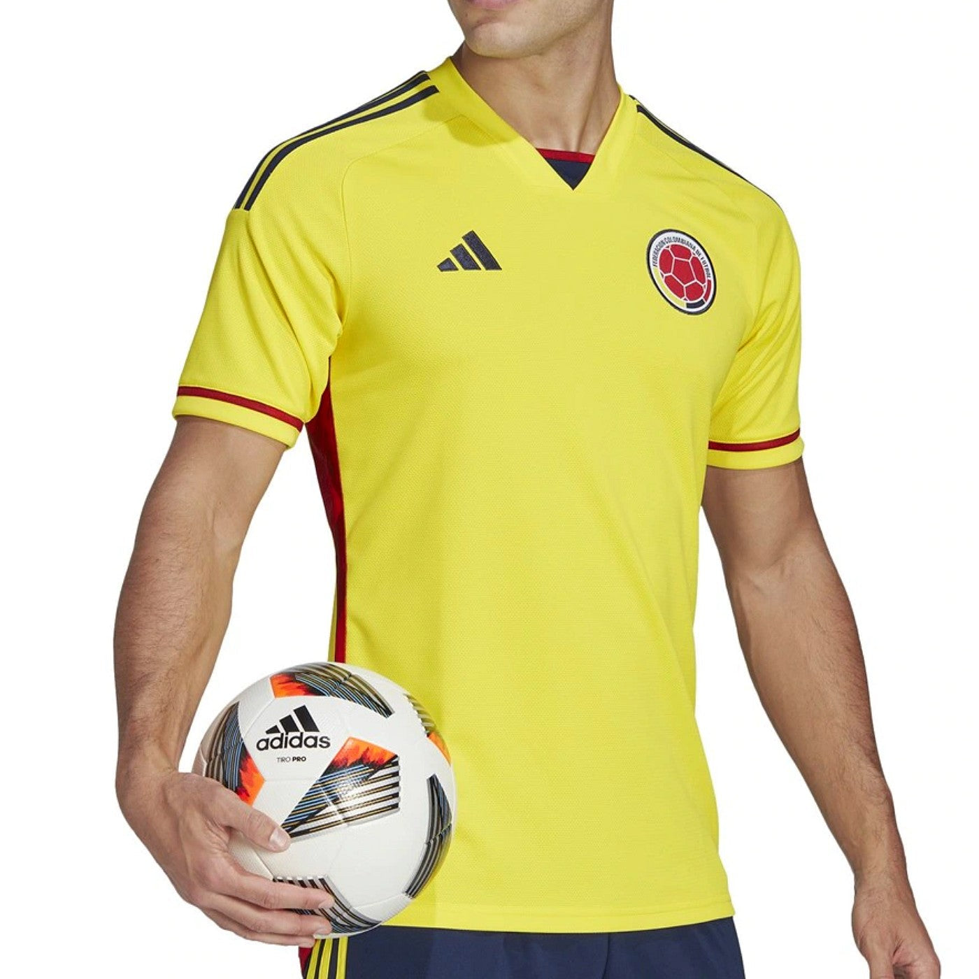 Colombia national team Home soccer jersey 2022/23 - Adidas-1