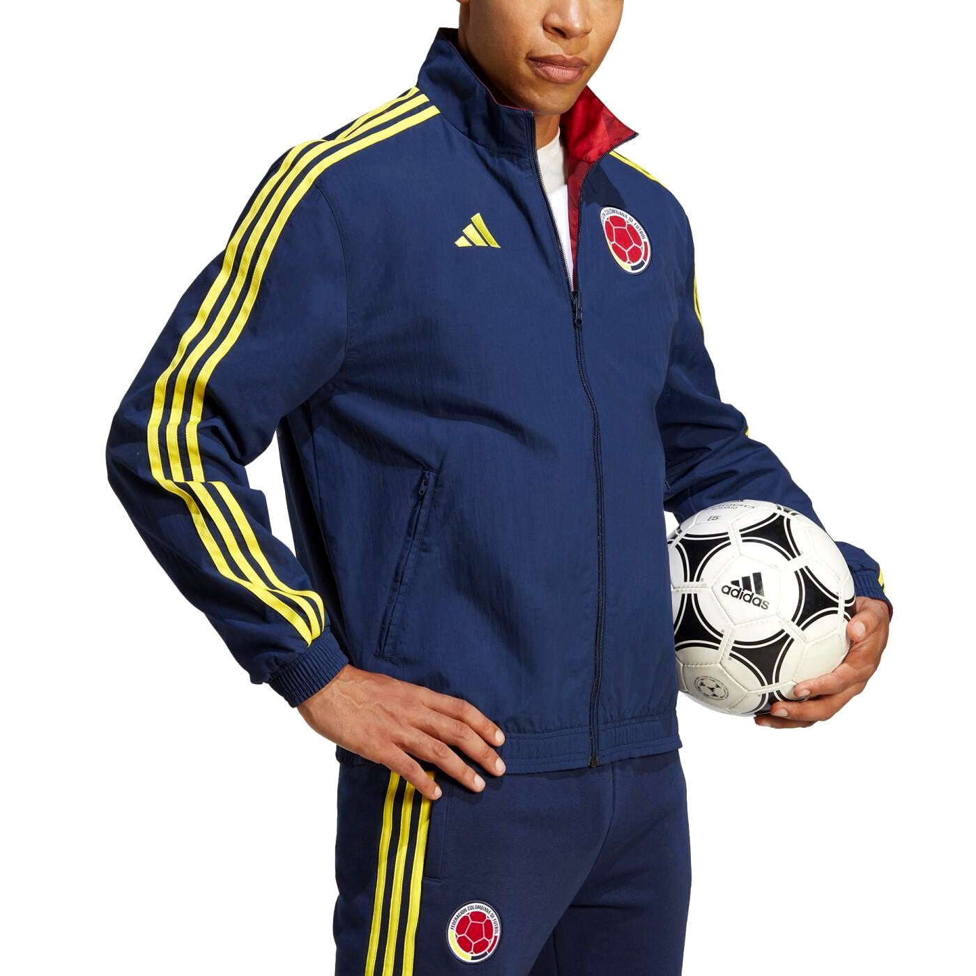 Colombia pre-match presentation Soccer jacket 2022/23 - Adidas-2