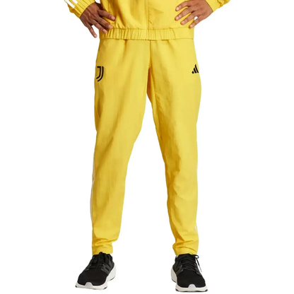 Juventus yellow training presentation Soccer tracksuit 2024 - Adidas-4
