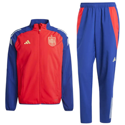 Spain training presentation Soccer tracksuit 2024/25 - Adidas-0