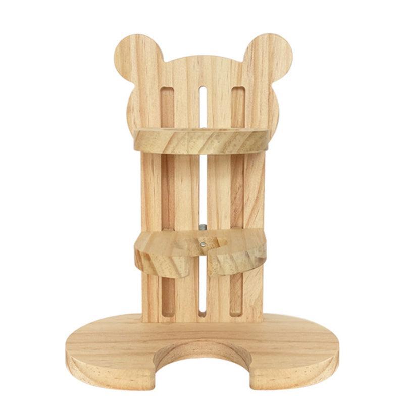 Adjustable Height Wooden Hamster Water Dispenser-1