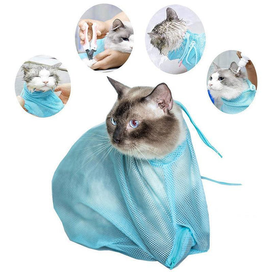 Adjustable Pet Soft Cat Grooming Bag: The Ultimate Multifunctional Solution For Cat Care-0