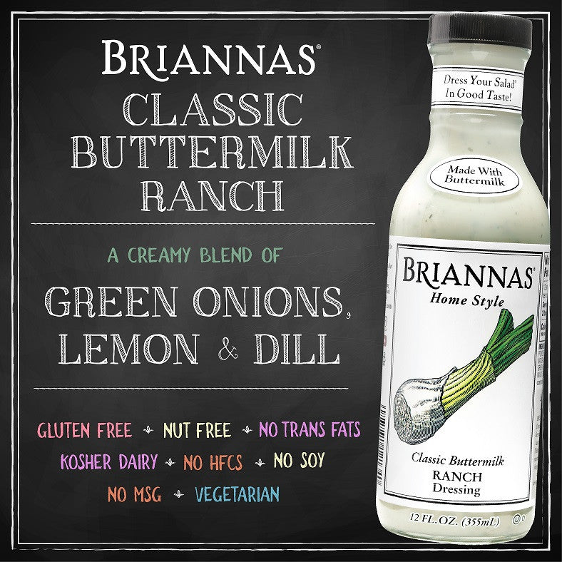 Brianna's Homestyle DressingButtermilk Ranch (6x12Oz)-3