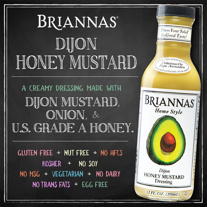 Brianna's Home Style Salad DressingHoney Mustard Dijon (6x12Oz)-3