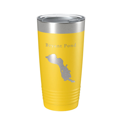 Bryant Pond Lake Christopher Map Tumbler Travel Mug Insulated Laser Engraved Coffee Cup Maine 20 oz-4