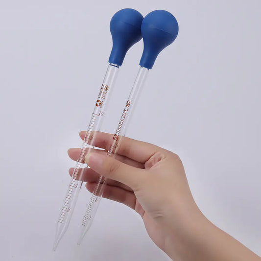 Glass Scale Dropper with Blue Rubber Head (1PC)