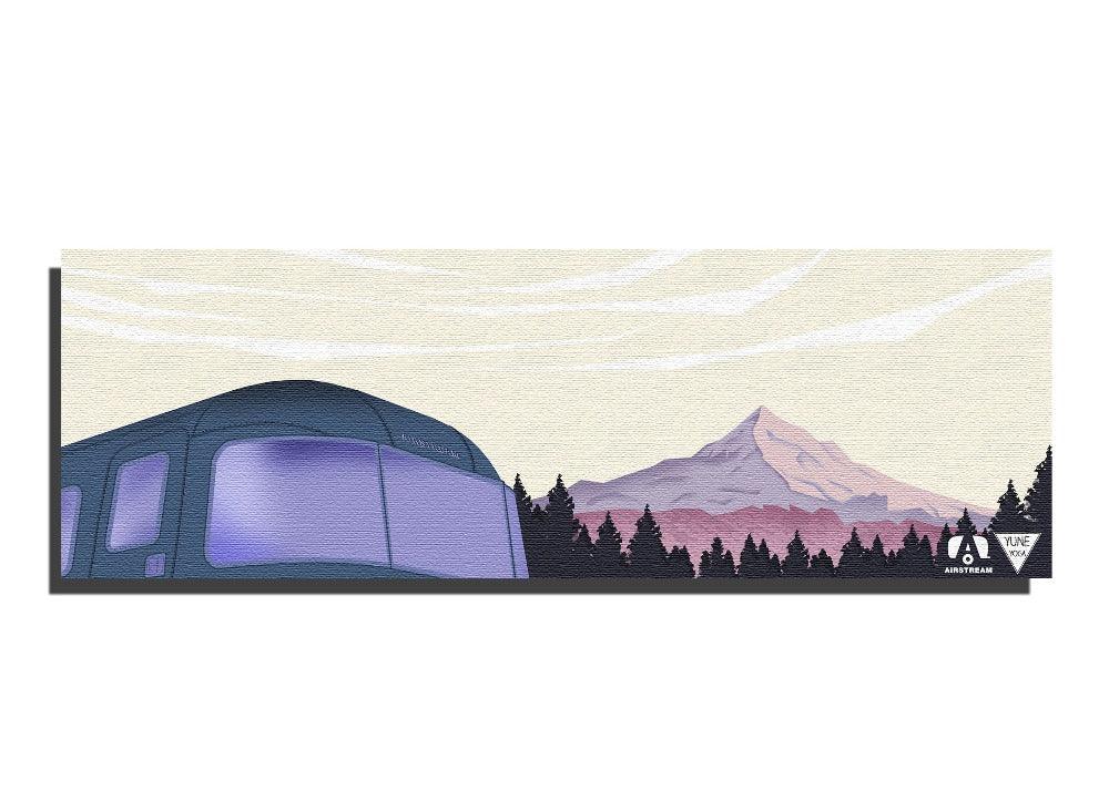 Airstream Mt. Hood Yoga Mat – Non-Slip, Cushioned, and Travel-Ready with Alpine-Inspired Design-0