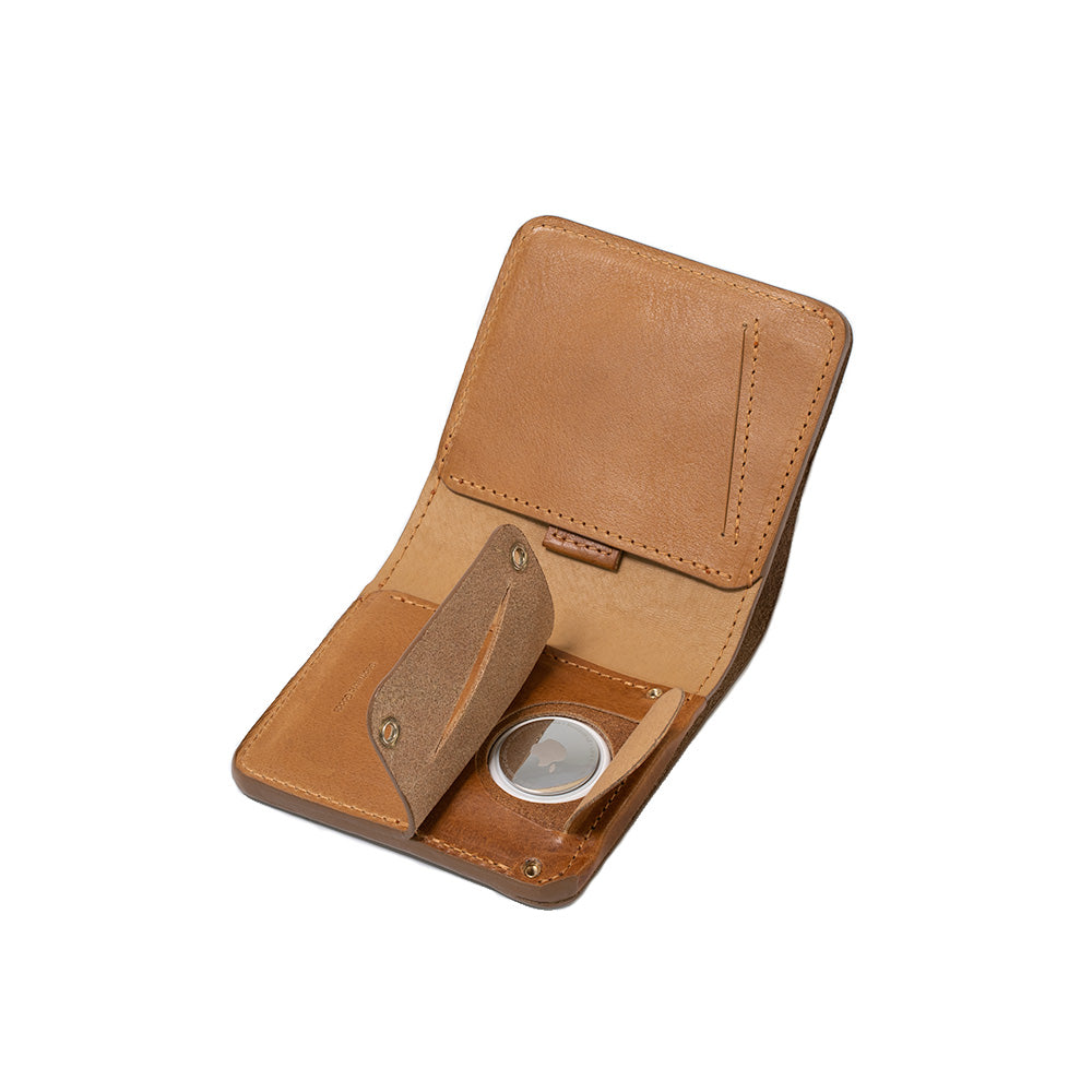 Leather AirTag Billfold Wallet 1.0 (OUTLET)-0