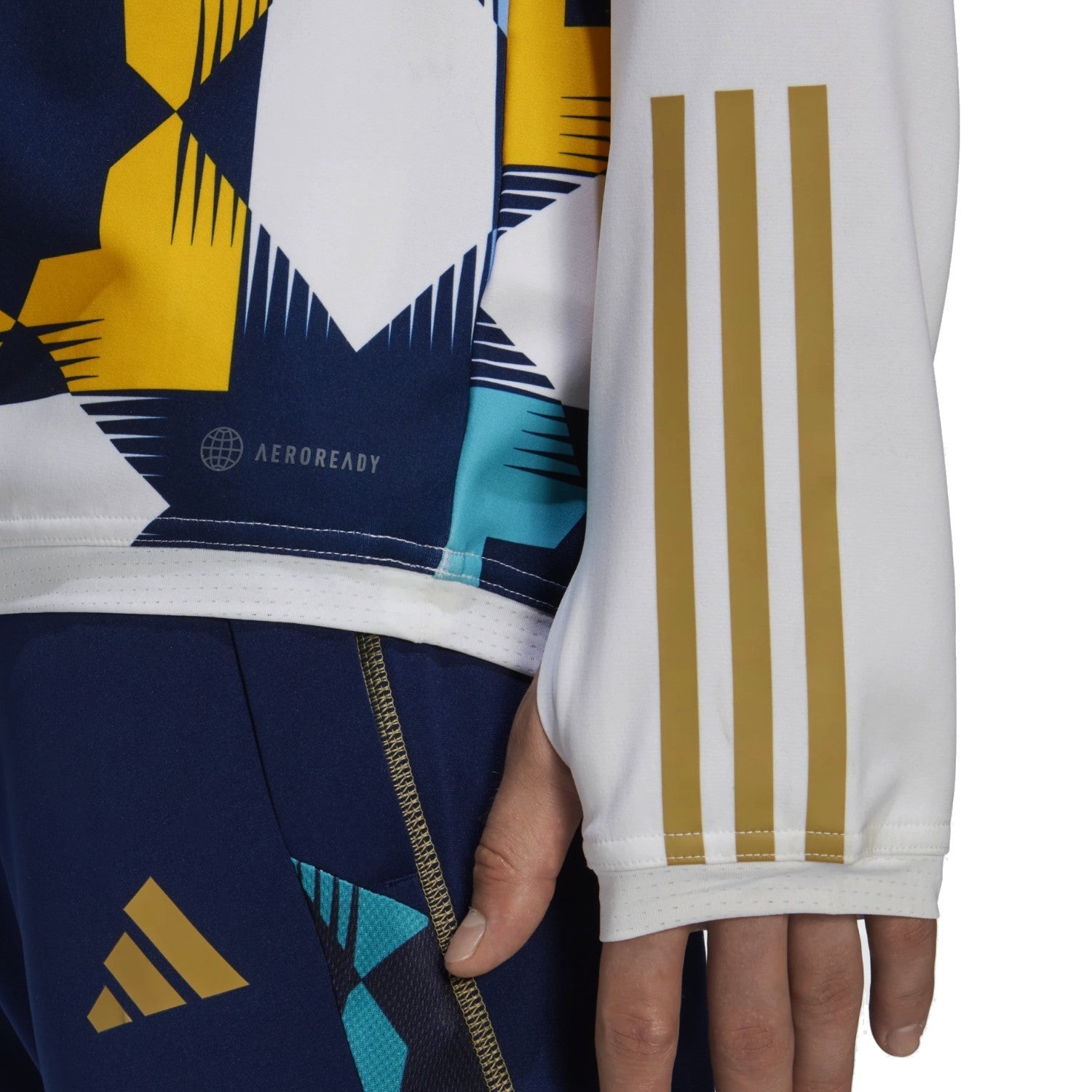 Algeria training technical Soccer sweat top 2022/23 - Adidas-4