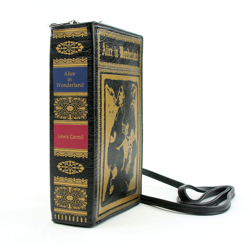 Alice In Wonderland Book Handbag - BLACK-1