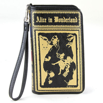 Alice In Wonderland Book Wallet Wristlet-0