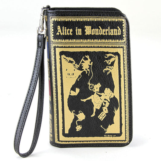 Alice In Wonderland Book Wallet Wristlet-0