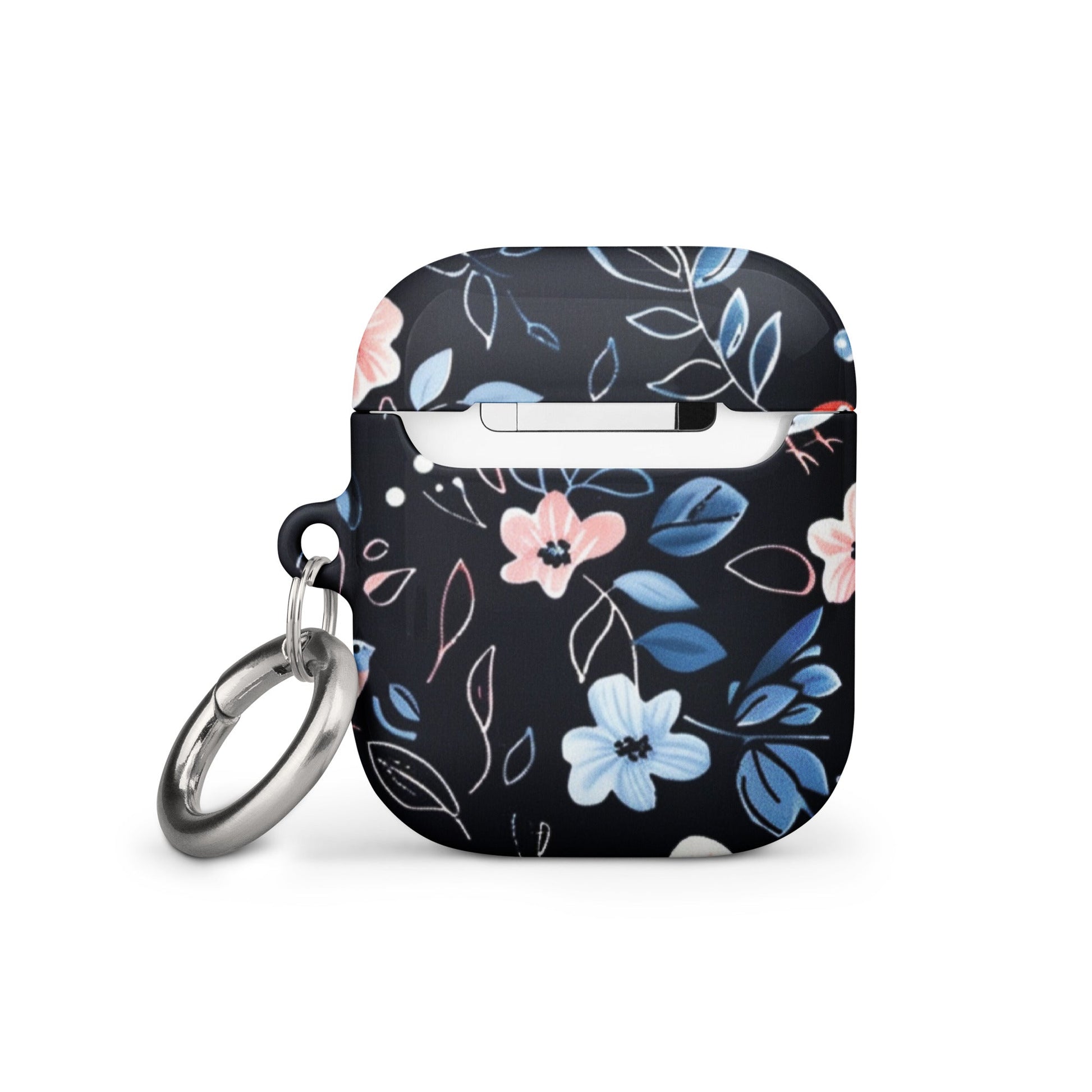 Blue Flowers Case for AirPods-2