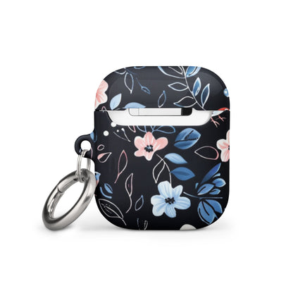 Blue Flowers Case for AirPods-2