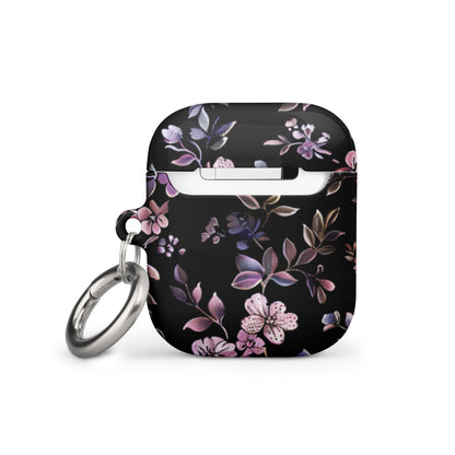Black Floral Case for AirPods-2