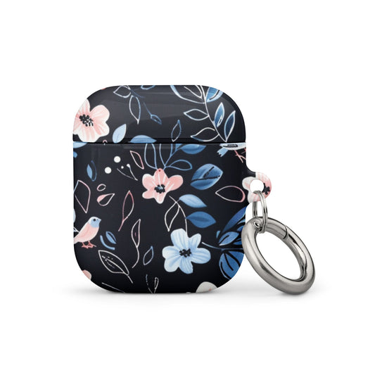 Blue Flowers Case for AirPods-0
