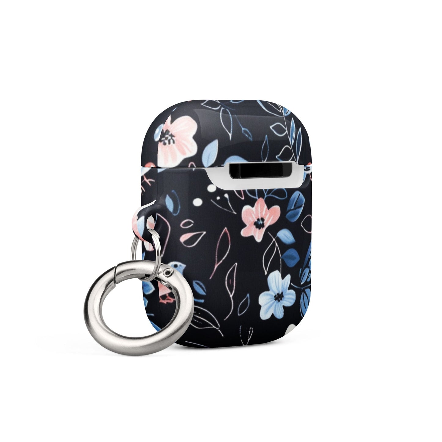Blue Flowers Case for AirPods-3