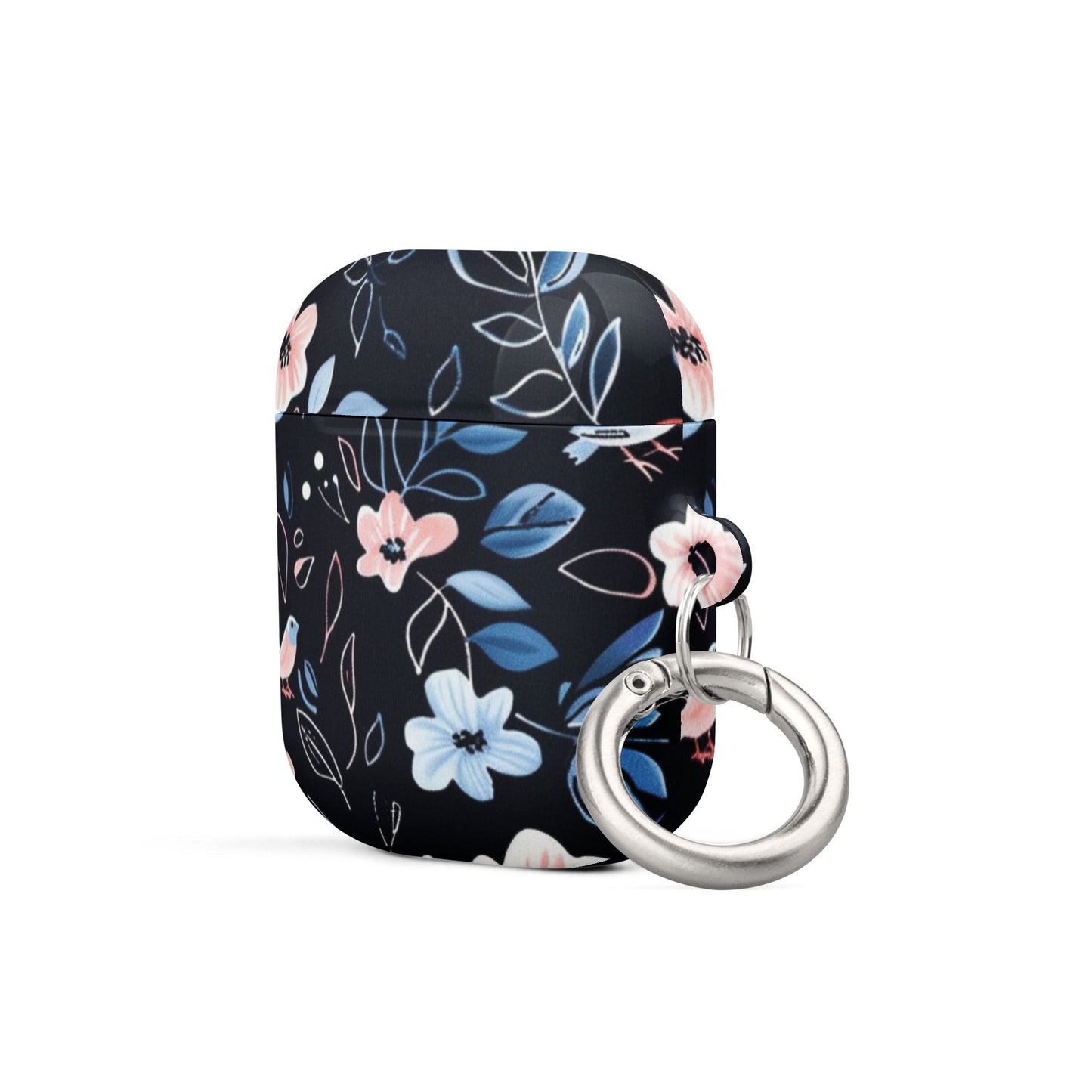 Blue Flowers Case for AirPods-1