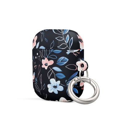 Blue Flowers Case for AirPods-1