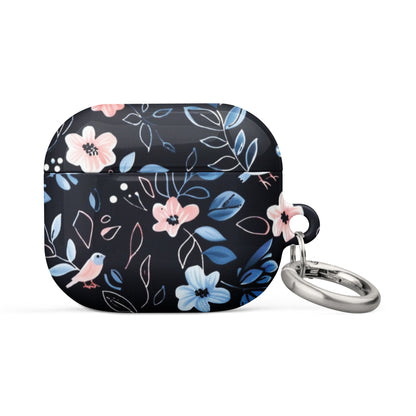 Blue Flowers Case for AirPods-7