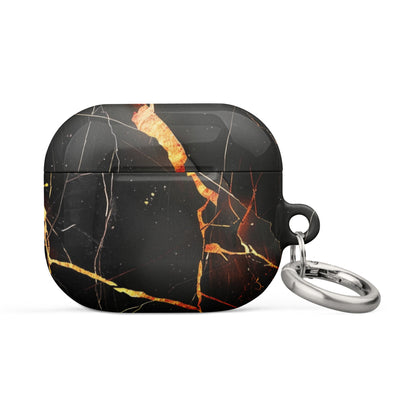 Black Marble Case for AirPods-7