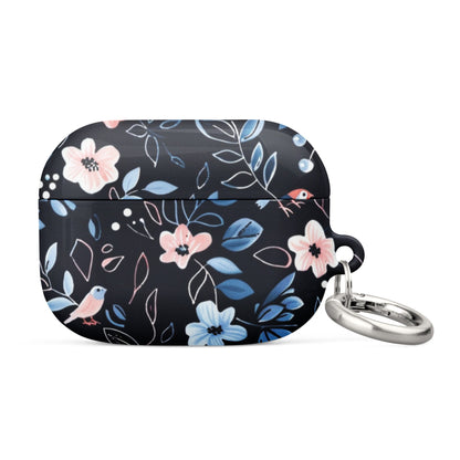 Blue Flowers Case for AirPods-5