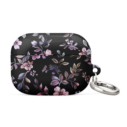 Black Floral Case for AirPods-5